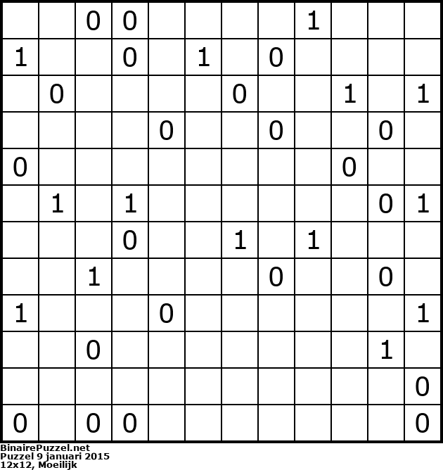 Binaire Puzzel