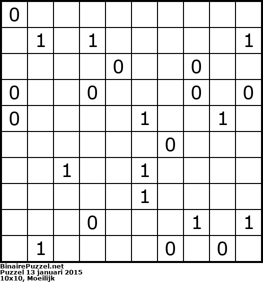 Binaire Puzzel