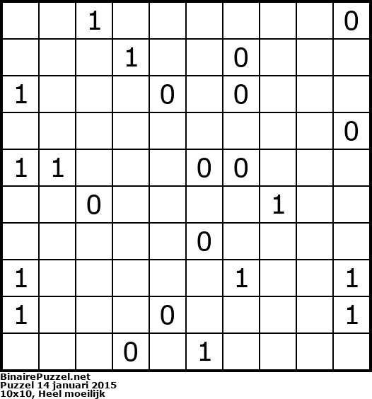Binaire Puzzel