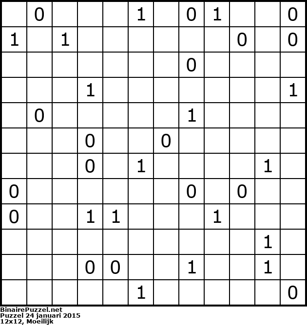 Binaire Puzzel