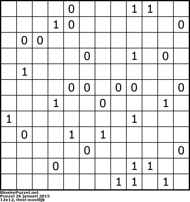 Binaire Puzzel