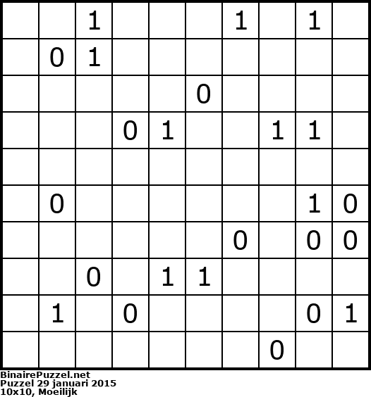 Binaire Puzzel