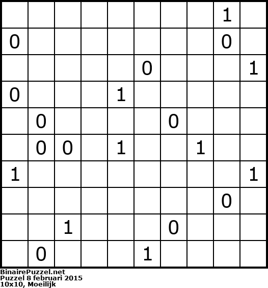 Binaire Puzzel