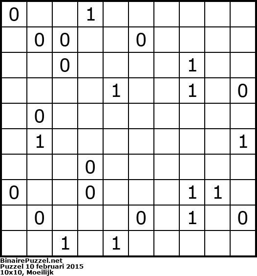 Binaire Puzzel
