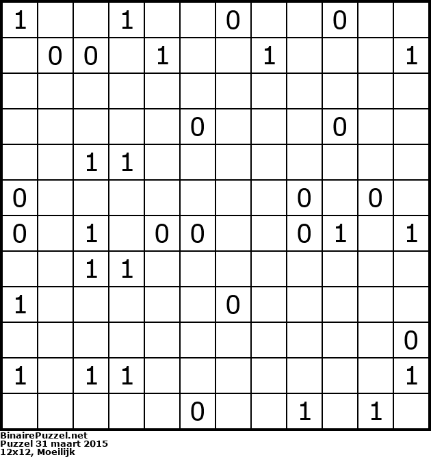 Binaire Puzzel