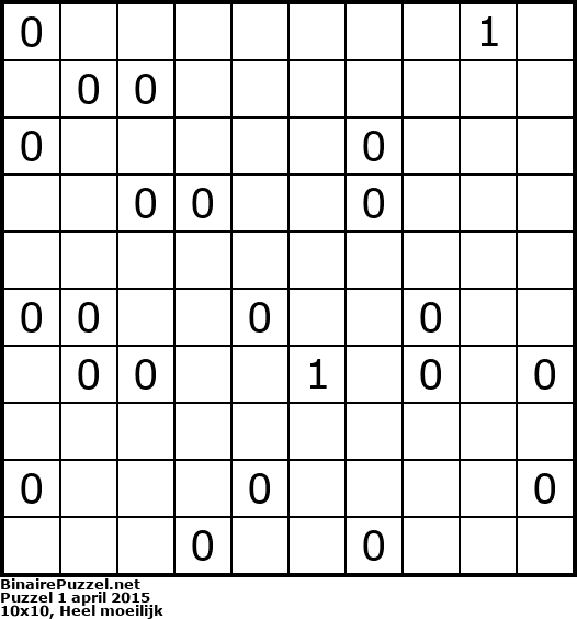 Binaire Puzzel