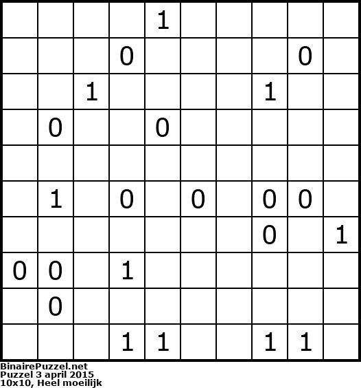 Binaire Puzzel