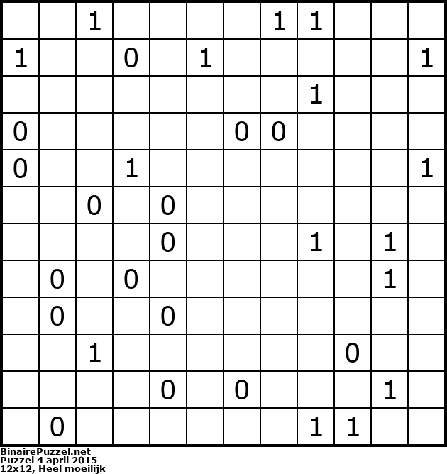 Binaire Puzzel
