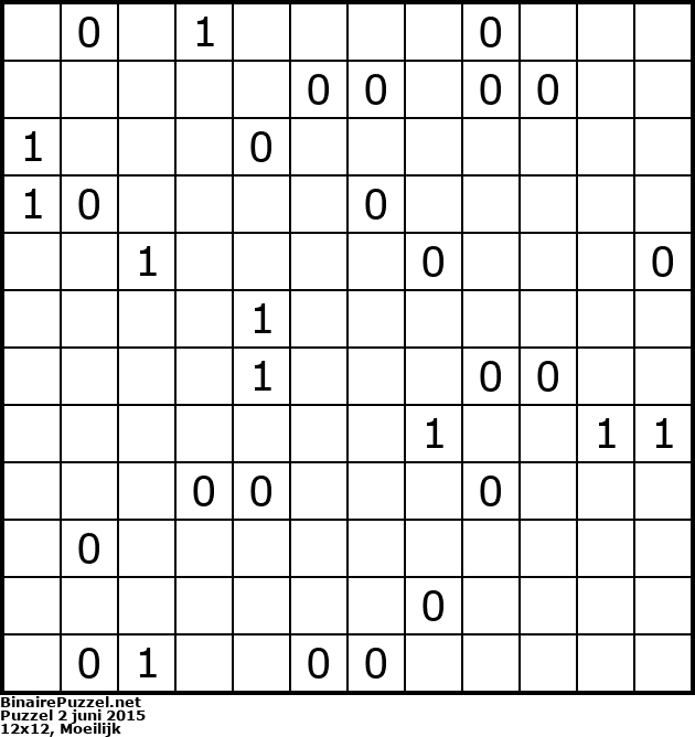 Binaire Puzzel