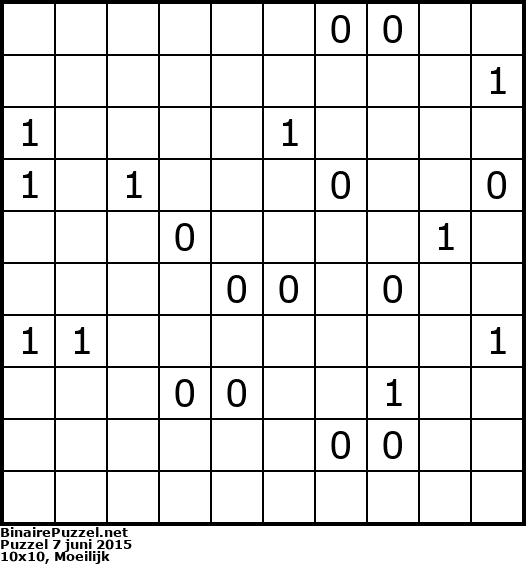 Binaire Puzzel