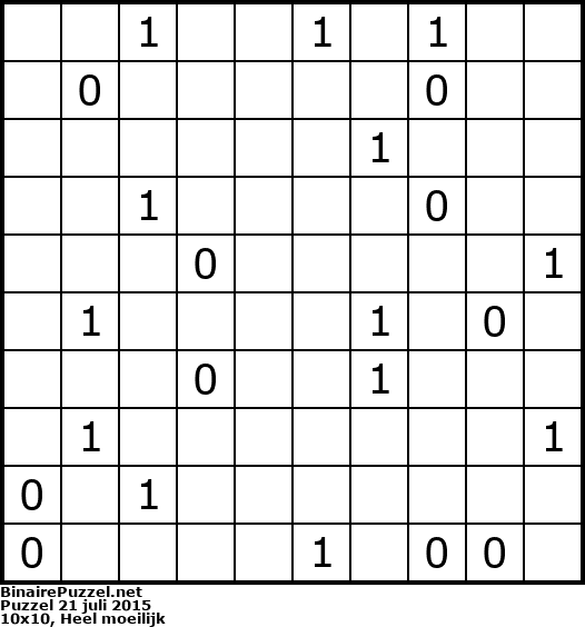 Binaire Puzzel