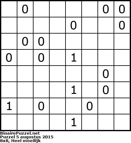 Binaire Puzzel
