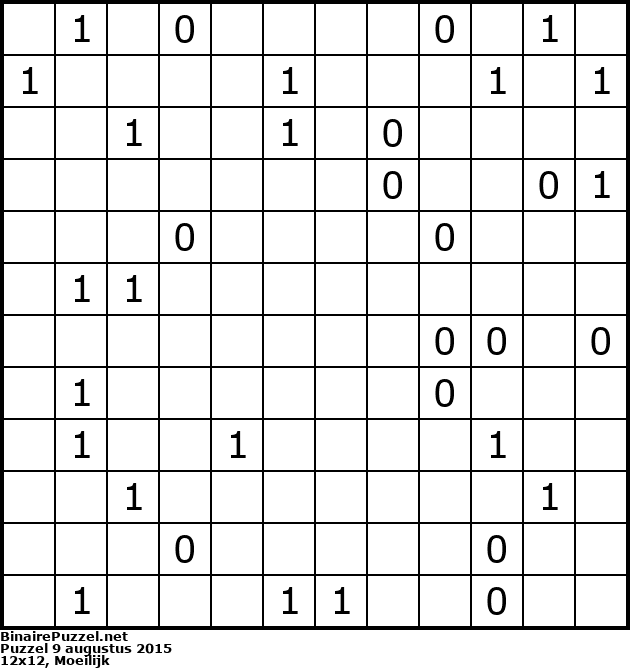 Binaire Puzzel