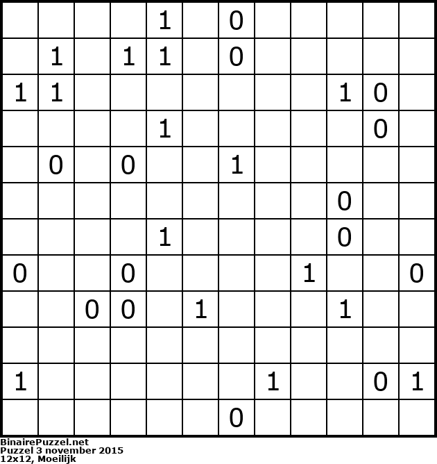 Binaire Puzzel