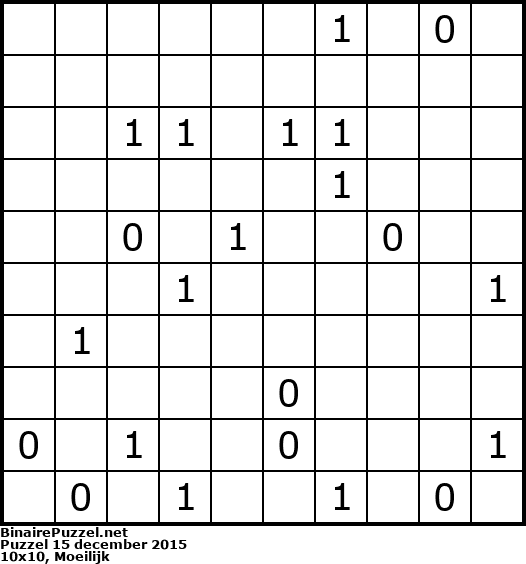 Binaire Puzzel
