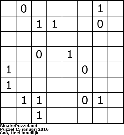 Binaire Puzzel
