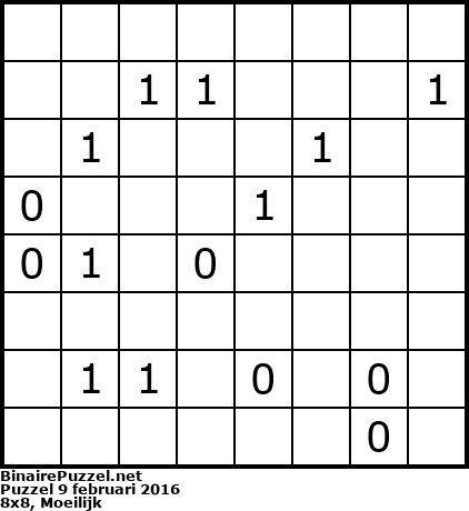 Binaire Puzzel