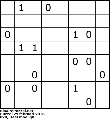 Binaire Puzzel