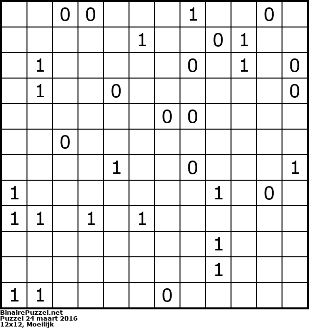 Binaire Puzzel