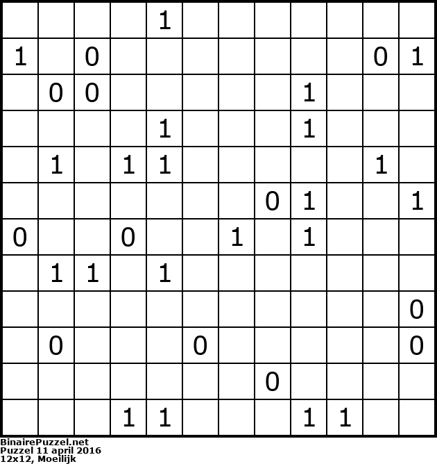Binaire Puzzel