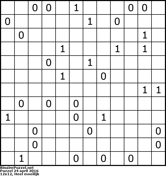 Binaire Puzzel