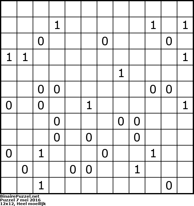 Binaire Puzzel