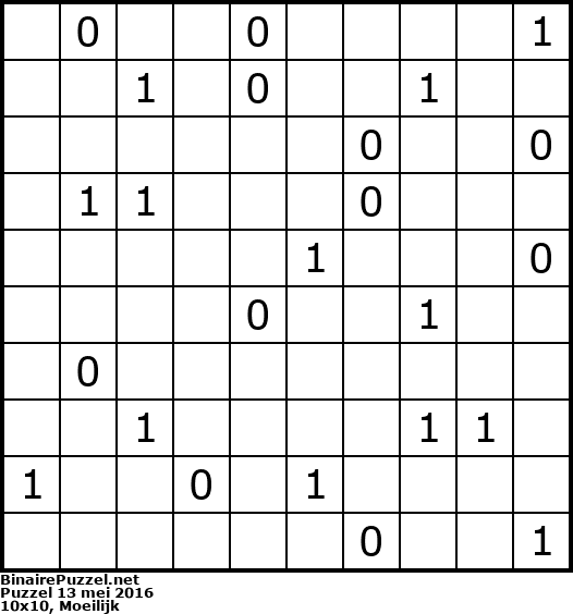 Binaire Puzzel