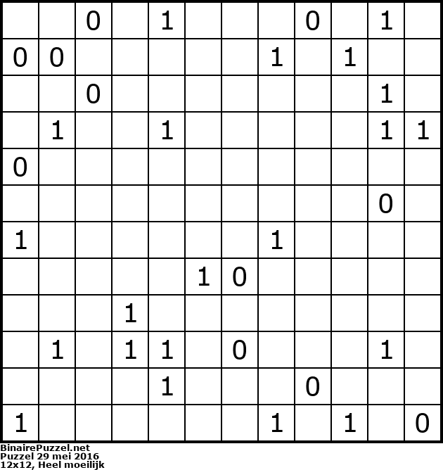 Binaire Puzzel