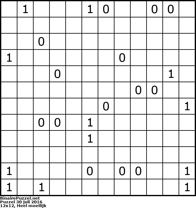 Binaire Puzzel