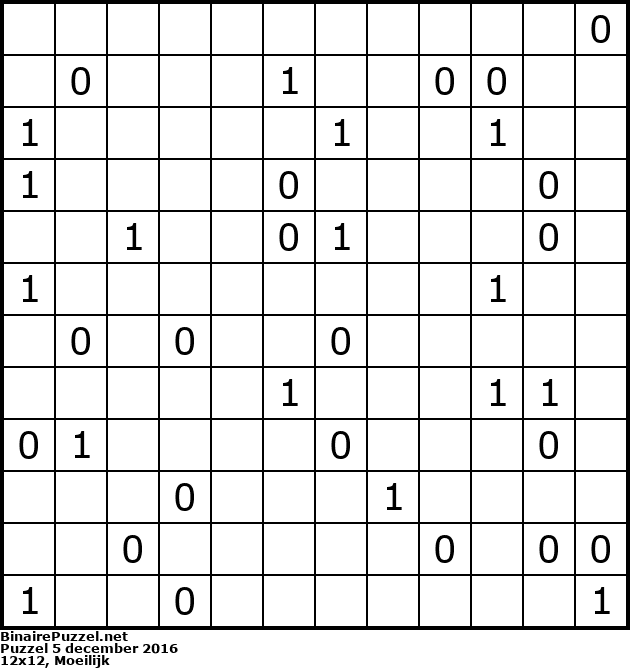 Binaire Puzzel