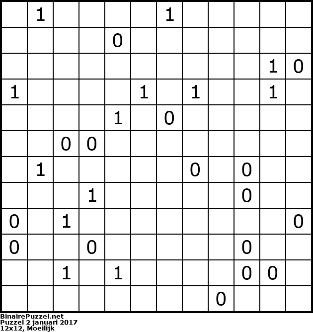Binaire Puzzel