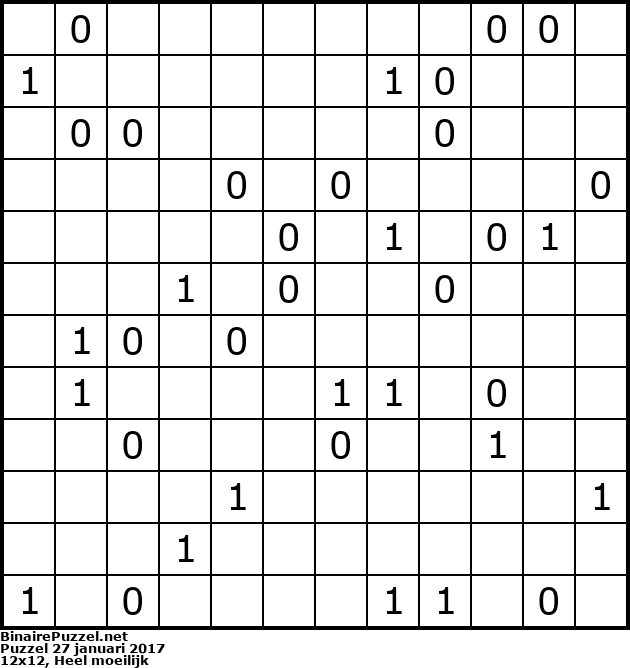 Binaire Puzzel
