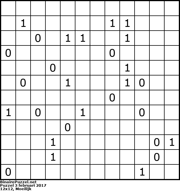 Binaire Puzzel