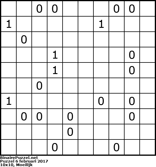 Binaire Puzzel
