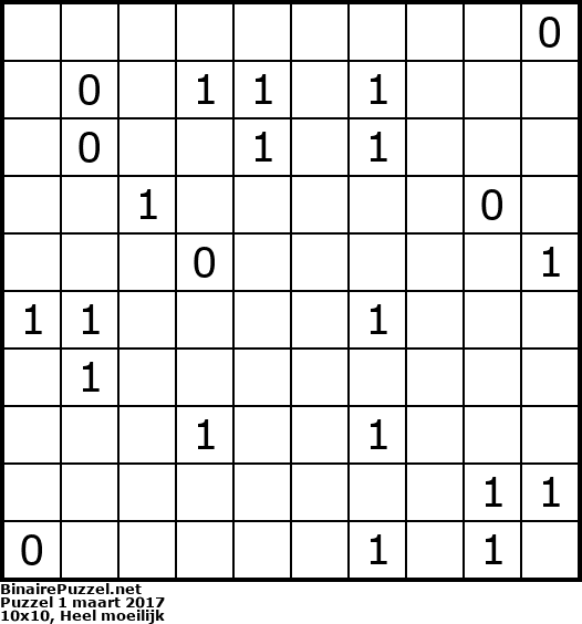 Binaire Puzzel