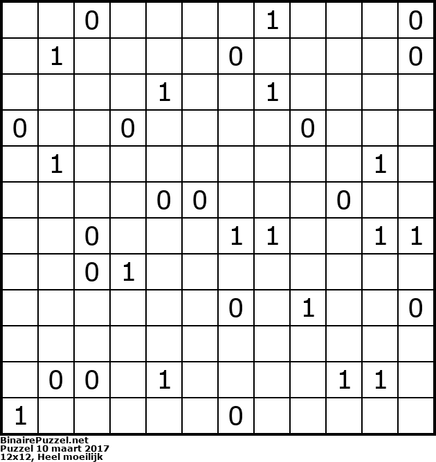 Binaire Puzzel
