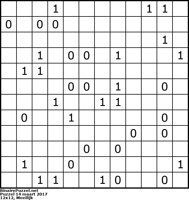 Binaire Puzzel