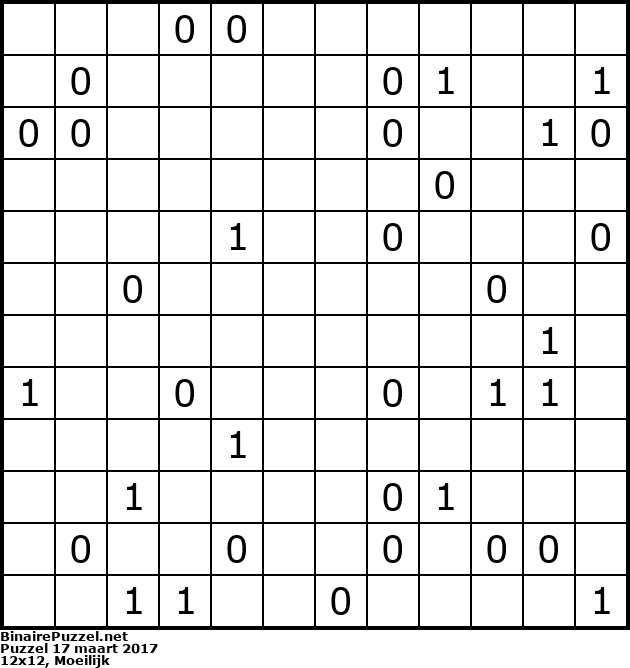 Binaire Puzzel