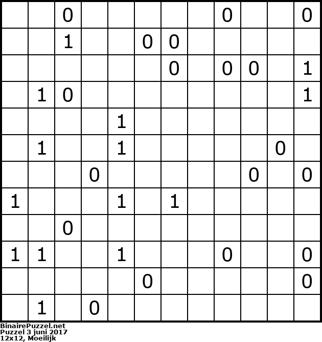 Binaire Puzzel