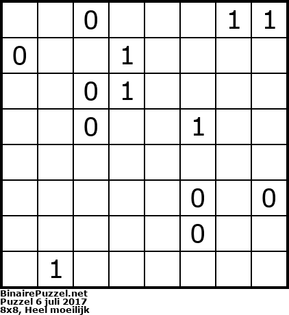 Binaire Puzzel