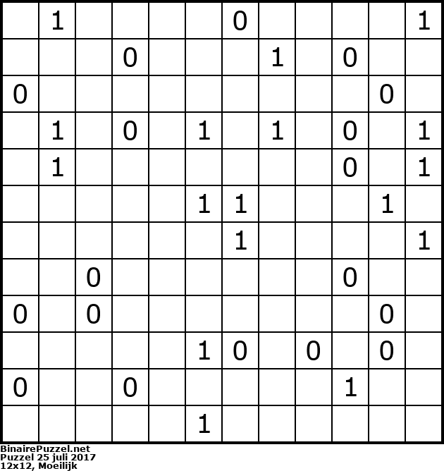Binaire Puzzel