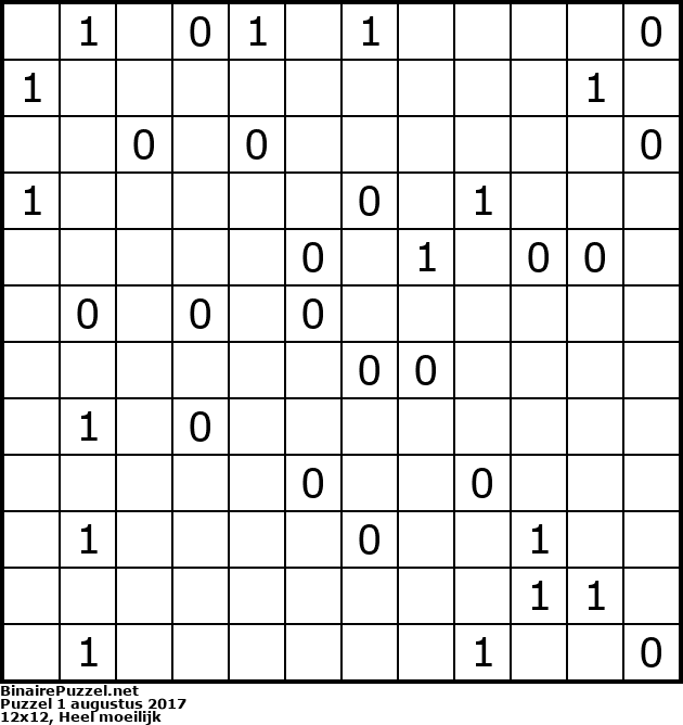 Binaire Puzzel