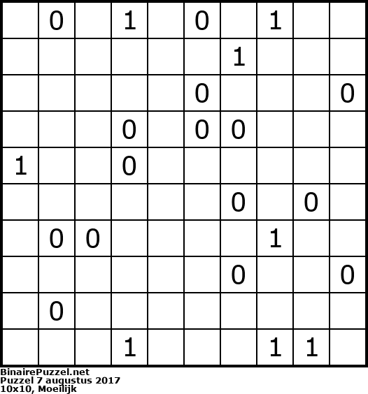 Binaire Puzzel