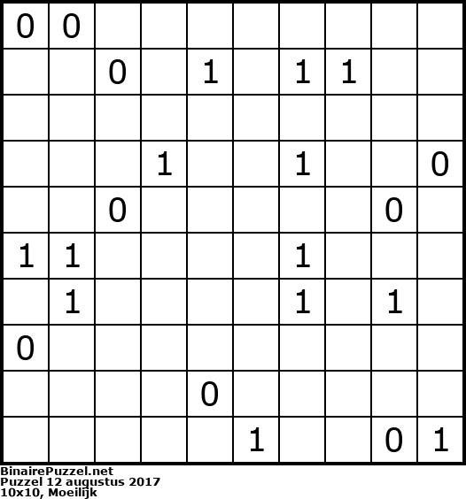 Binaire Puzzel