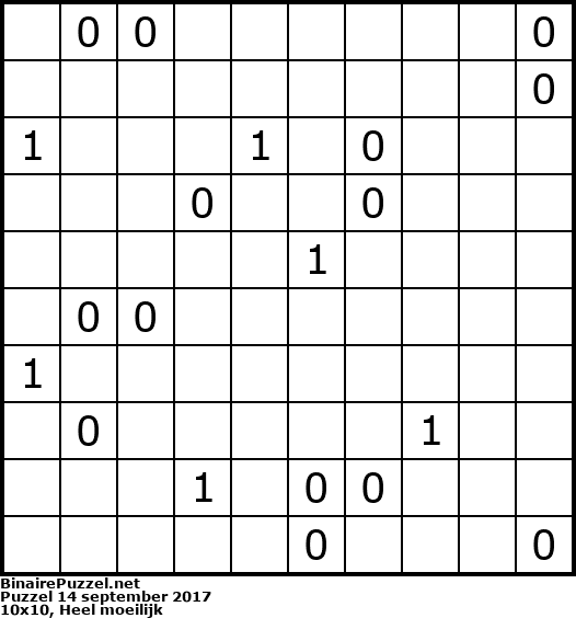 Binaire Puzzel