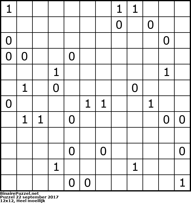 Binaire Puzzel