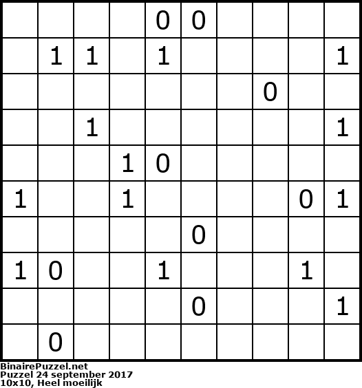 Binaire Puzzel