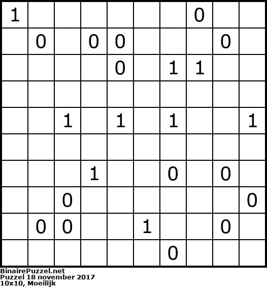 Binaire Puzzel