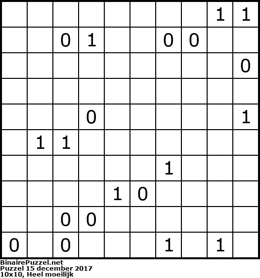 Binaire Puzzel