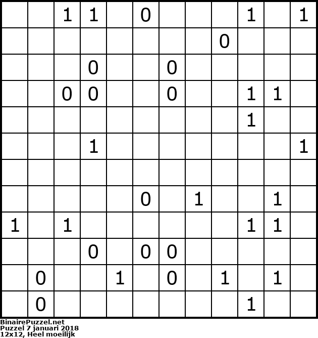 Binaire Puzzel
